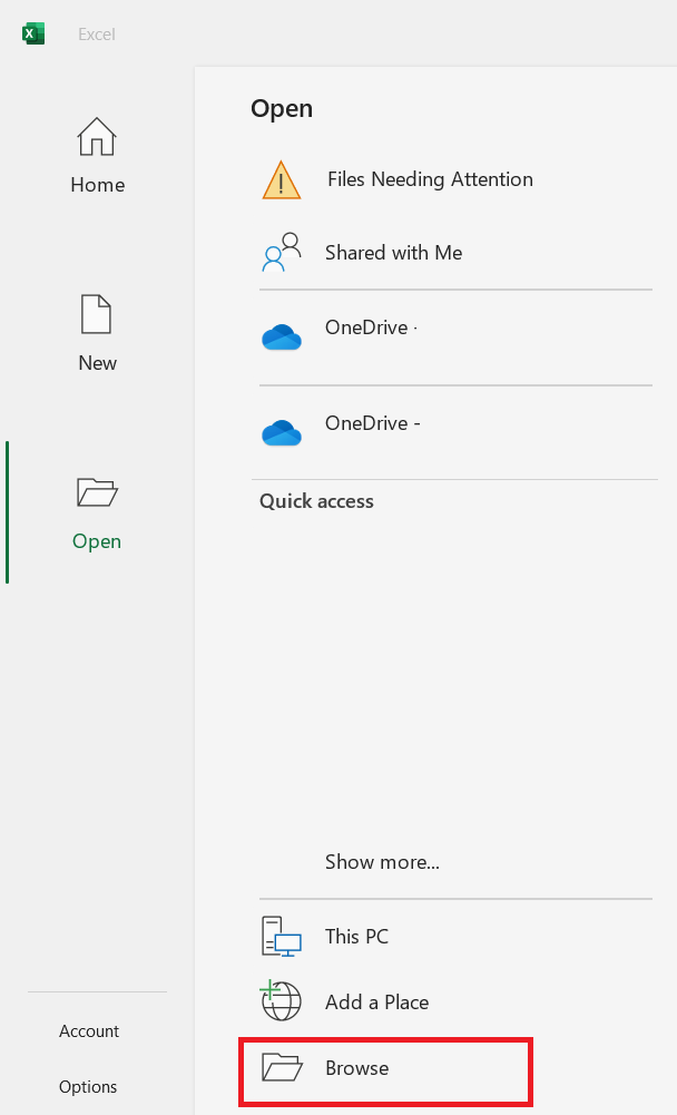 Excel TXT