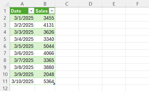 Excel TXT