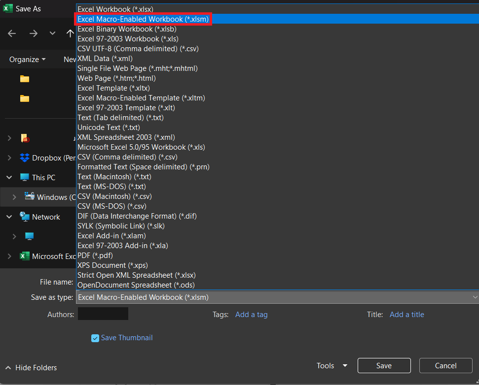 How to Create a Macro