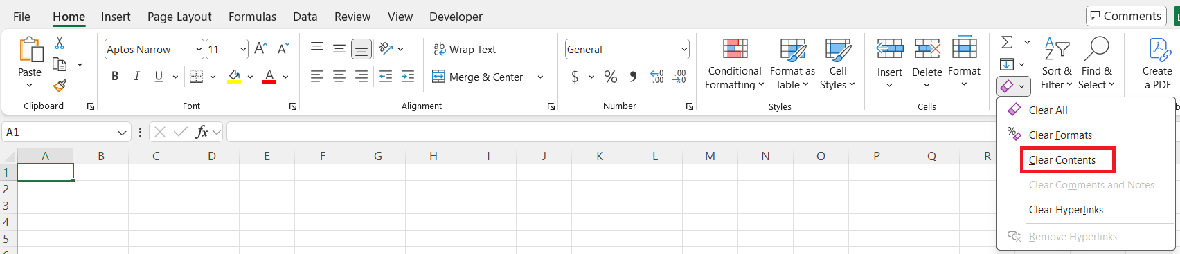 Excel Workbook